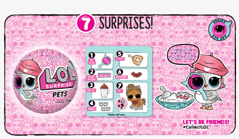 L - O - L - Surprise Eye Spy Series Pets - Lol Surprise Eye Spy Pets, transparent png #3158749