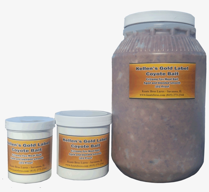 Kellen's Gold Label Coyote Bait - Gold, transparent png #3158802