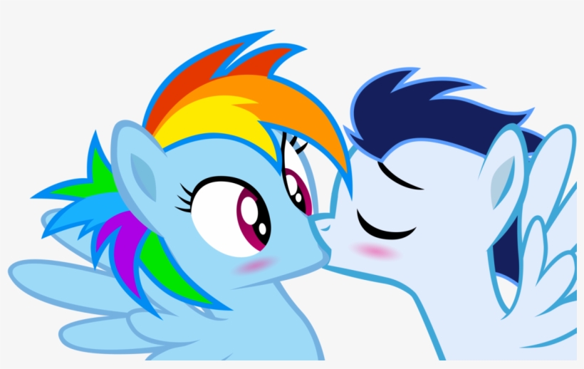 Mrbrandonmac, Blushing, Eyes Closed, Female, Kissing, - Cartoon, transparent png #3158878