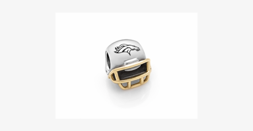 /pandora01 Jewelry /beads/denver Broncos Helmet With - Buffalo Bills Pandora 14kt Gold Football Helmet Charm, transparent png #3159400