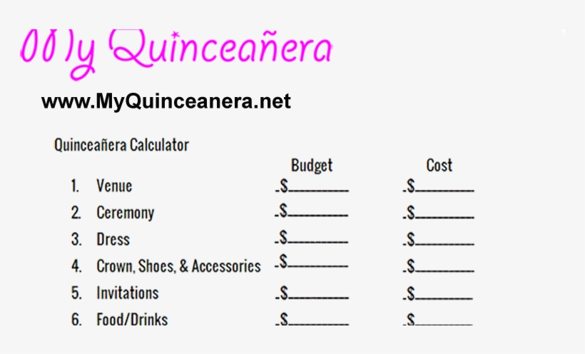 Listado De Padrinos De Xv Años, transparent png #3159404