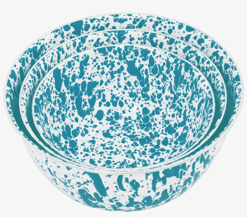 Crow Canyon Enamelware Mixing Bowls - Bowl, transparent png #3160313