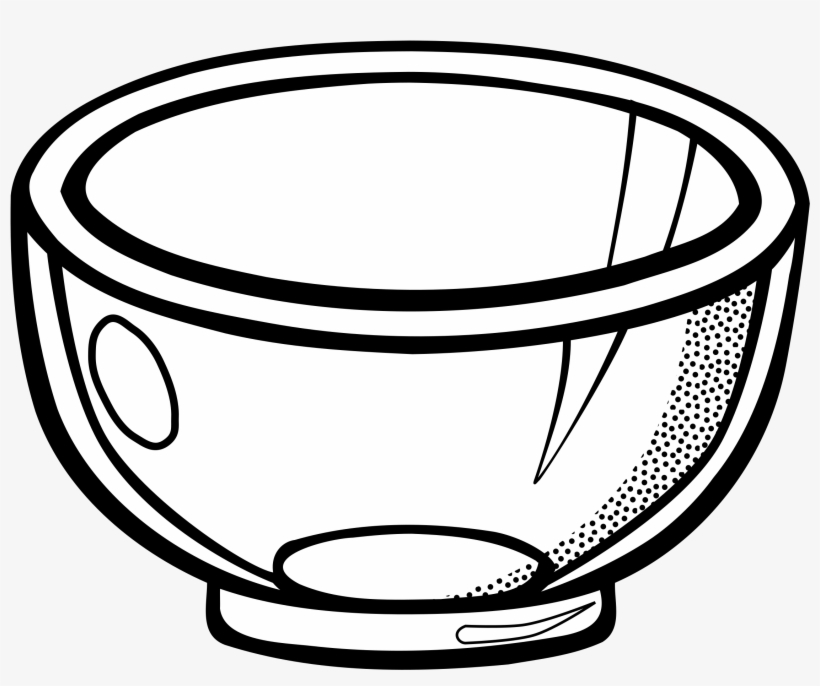 Hair Dye Brush And Mixing Bowl Png Clip Art Image Png - Clipart Glass Bowl, transparent png #3160608