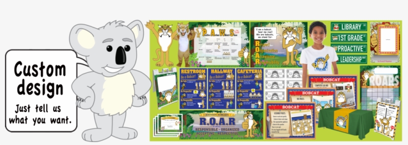 Koala - Pbis Bobcats, transparent png #3160642