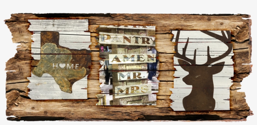 Vintage Ship Lap Signs - Shiplap, transparent png #3161132