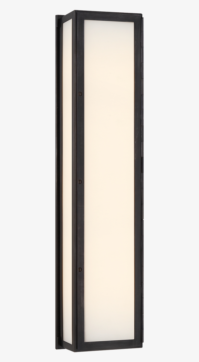 Mercer Long Box Light In Bronze With White Glass - Bathroom, transparent png #3161396