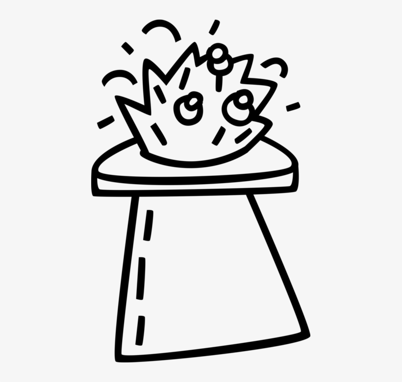 Vector Illustration Of Magician's Magic Hat In Circus, transparent png #3161758