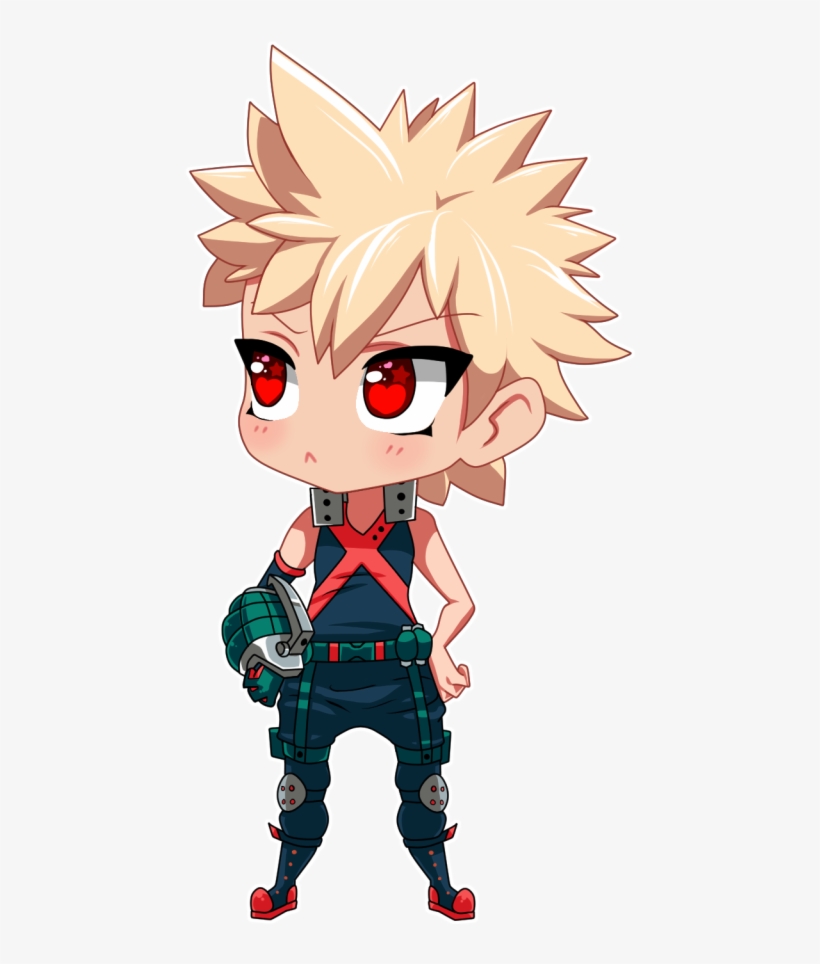 Bakugou Chibi Keychain - Love, transparent png #3161840