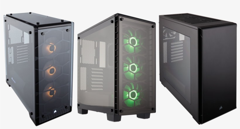 Corsair Crystal Cases - Corsair 270r Atx Mid Tower Case, transparent png #3161847