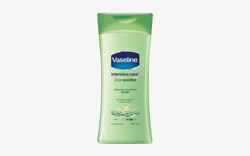Vaseline Intensive Care Aloe Soothe Lotion - Vaseline Body Lotion 100ml, transparent png #3162023