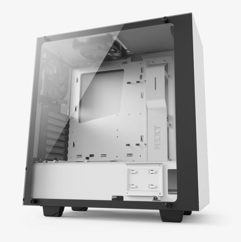 Nzxt Source 340 Elite Matte White Pc Case - Nzxt Source S340 Elite, transparent png #3162191