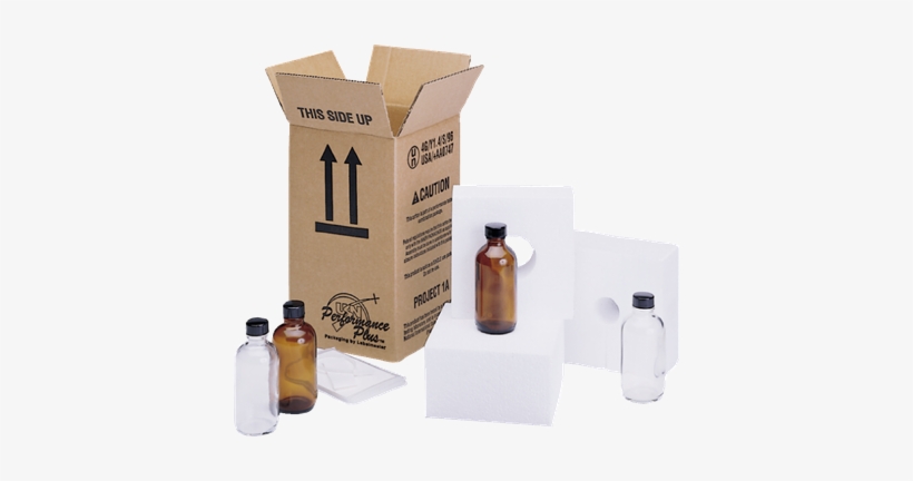 Glass/foam Pack W/8oz Amber Bottle, 24mm Cap, Assembled - Labelmaster Glass/foam Pack W/8oz Amber Bottle, 24mm, transparent png #3162240