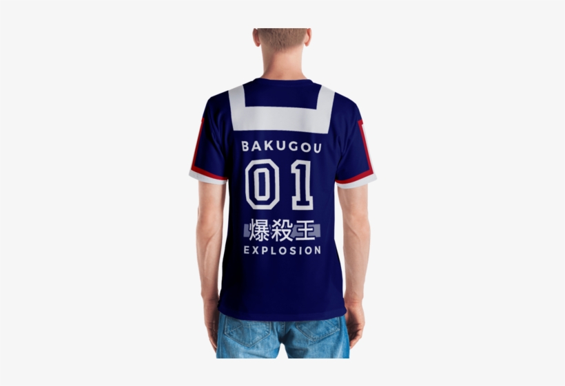 Bakugou Katsuki Casual Cosplay Ua Uniform Jersey - T-shirt, transparent png #3162331