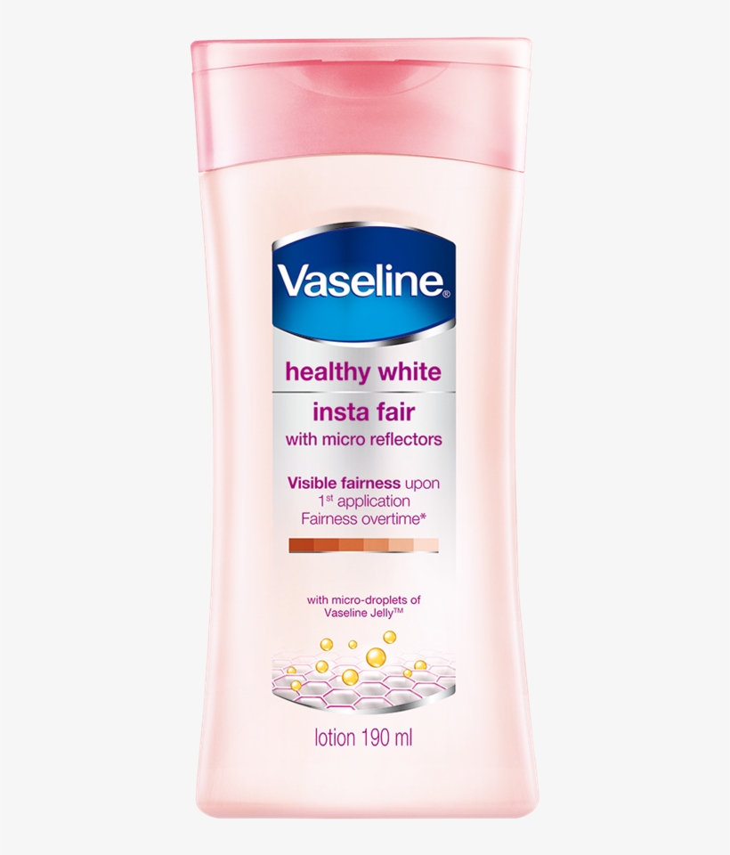 Vaseline Healthy White Insta Fair 190ml E1444623158417 - Vaseline Healthy White Lightening Body Lotion, 100, transparent png #3162356