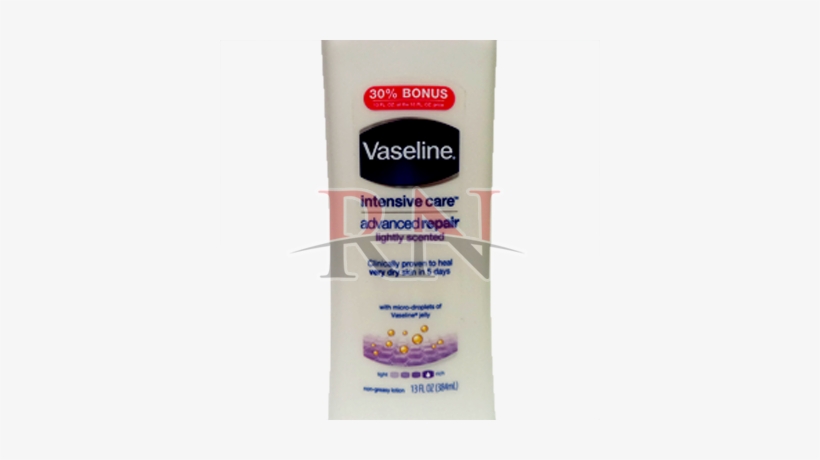Intensive Case Advanced Repair 13oz - Vaseline Advanced Repair Body Lotion 384ml, transparent png #3162425