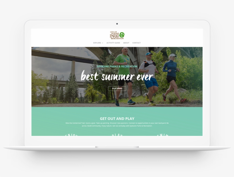 Spokane Parks Home Laptop - Website, transparent png #3162657