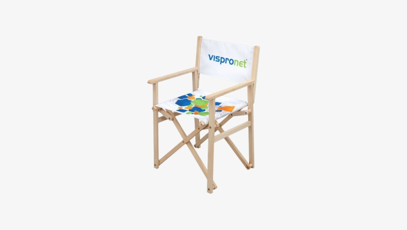 The Promotional Director's Chair With Your Custom Graphic - Promotional Director's Chair - Custom Advertising Chair, transparent png #3162747