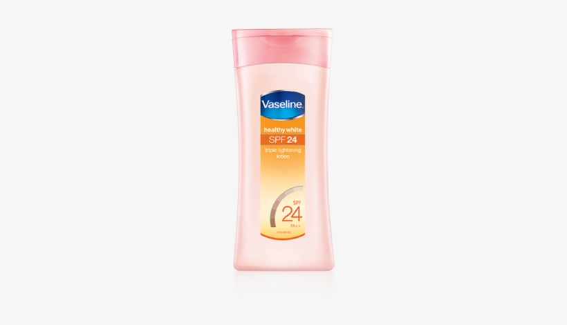 Vaseline Healthy White Body Lotion 100 Ml - Vaseline Healthy White Spf 24 Triple Lightening Body, transparent png #3162820