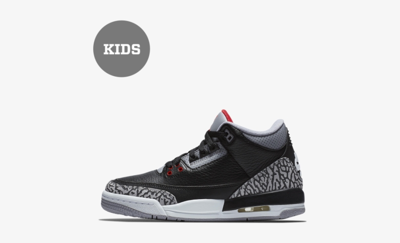 Nike Jordan 3 Retro, transparent png #3162937