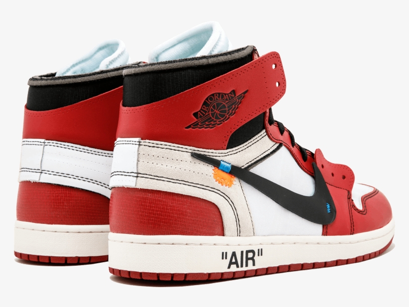 Off-white X Air Jordan - Nike Off White Jordan 1, transparent png #3163114