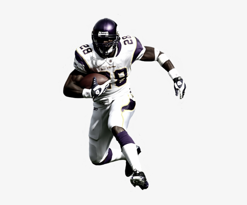 Share This Image - Adrian Peterson 2008 Action Photo Print, transparent png #3163236