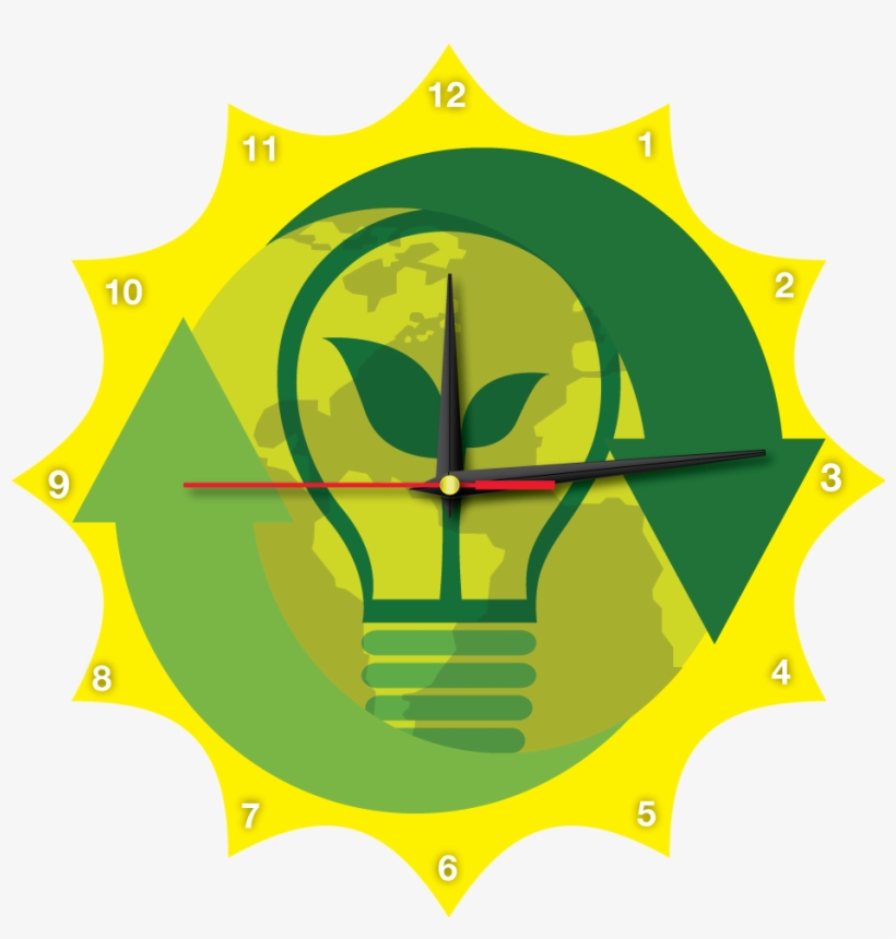 Green Earth Clock, transparent png #3163377