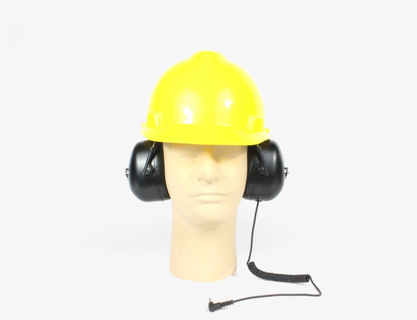 Hearing-protector, Dual Headphones For Hard Hat [hed - Hard Hat Headphones, transparent png #3163476