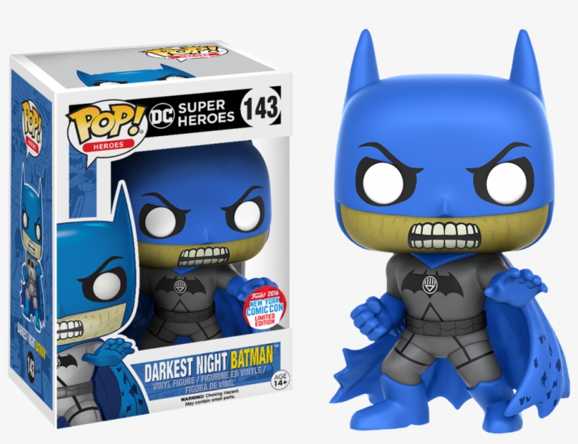 Darkest Night Batman - Darkest Night Batman Pop Vinyl, transparent png #3163523