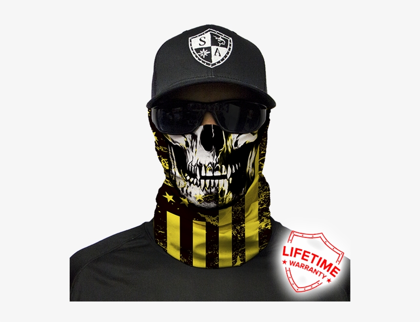 Dont Tread Skull Preview - Dont Tread On Me Face Mask, transparent png #3164113