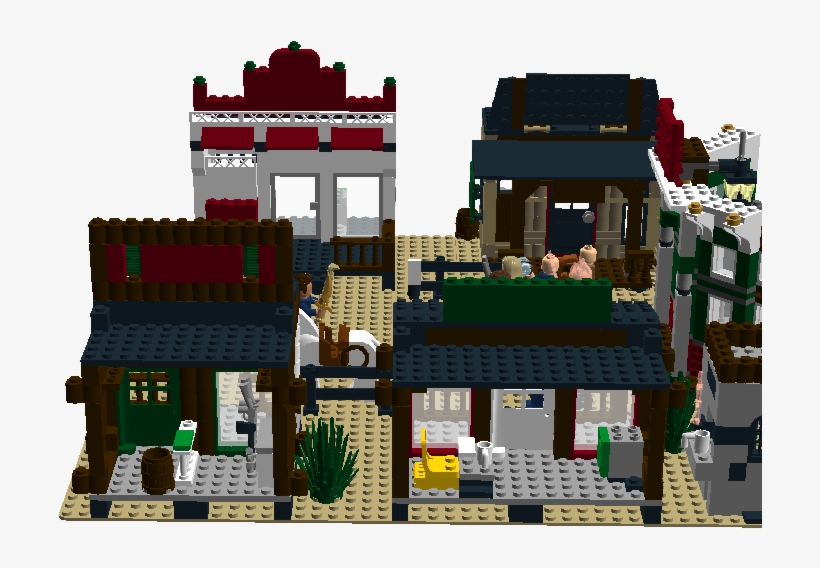 Western City - Lego, transparent png #3164394