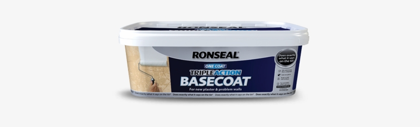 5l 2014 - Ronseal Problem Wall Paints White Basecoat 2.5l, transparent png #3164488