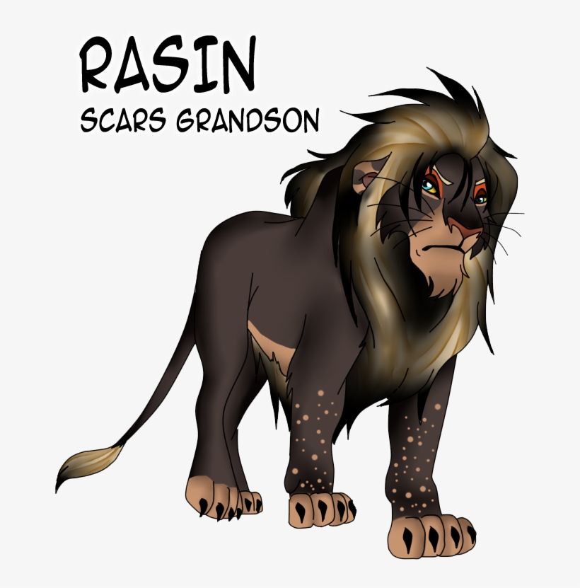 Scars Grandson Rasin - Scar's Grandson Lion King, transparent png #3164536