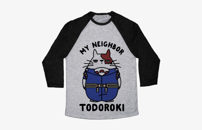 My Neighbor Todoroki Baseball Tee - Pastel Goth, transparent png #3164604