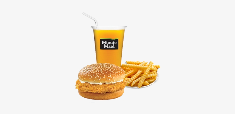 Chicken Burger - French Fries, transparent png #3164642