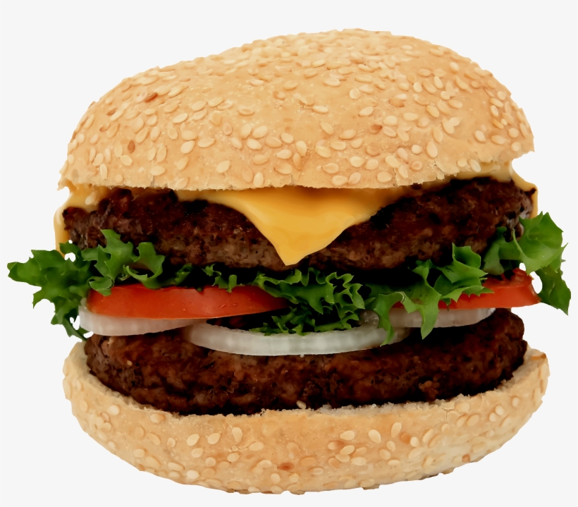 Hamburger Fast Food Onion Lettuce Bun - Kingsman The Golden Circle Hamburger, transparent png #3164762