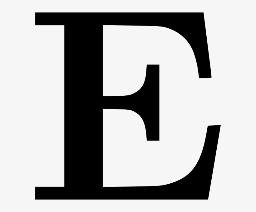 Cyrillic Letter E Png Clip Art, transparent png #3164963