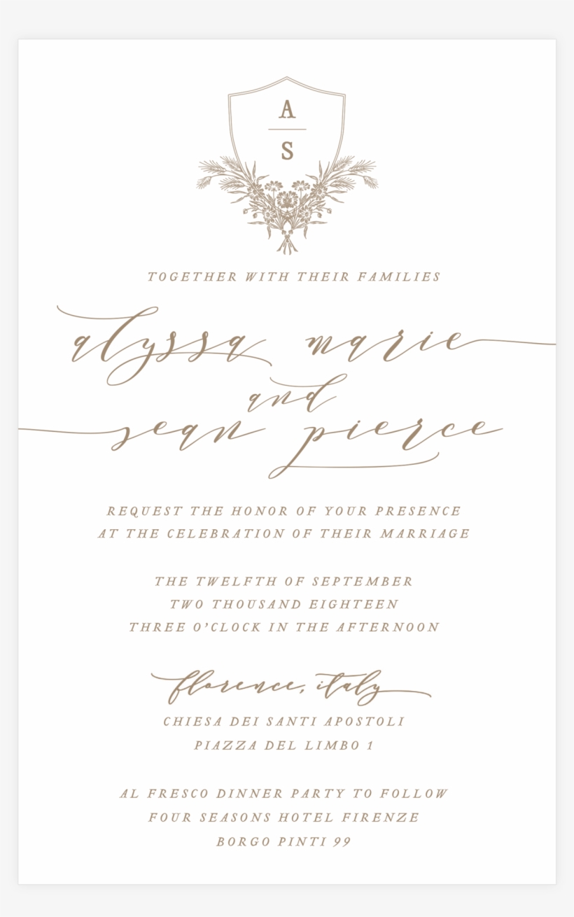 Heirloom Invitation & Envelope, transparent png #3165197