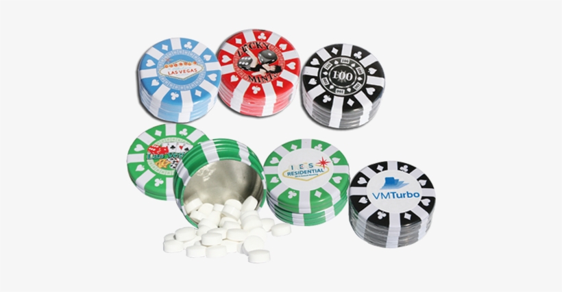 Poker Chip Mints - Poker, transparent png #3165362
