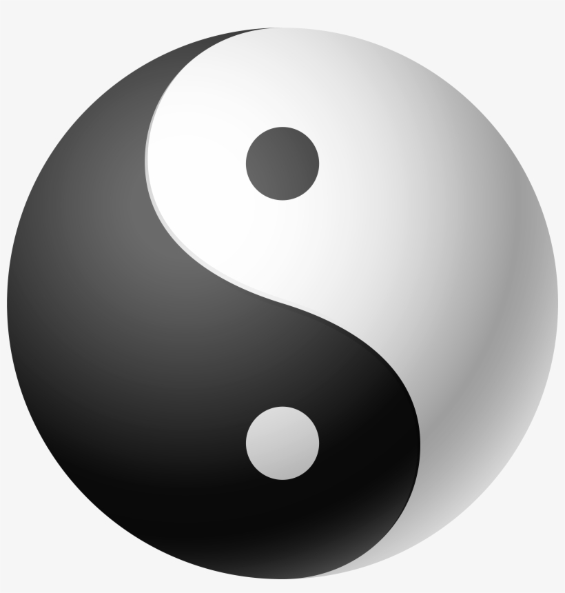 Yin Yang Transparent Png, transparent png #3165804