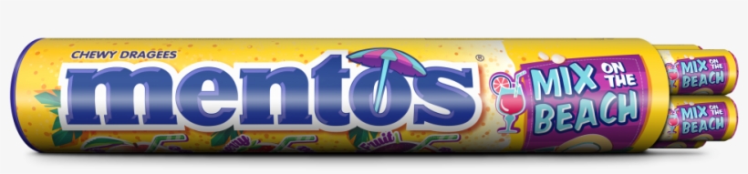 The Mentos Mix On The Beach - Mentos, transparent png #3165874