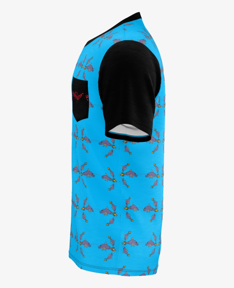 Dolphinator Syncronized Lazers T-shirt With Pocket - Backpack, transparent png #3165977