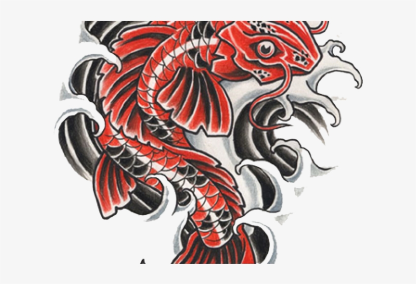 Koi Tattoo, transparent png #3166075