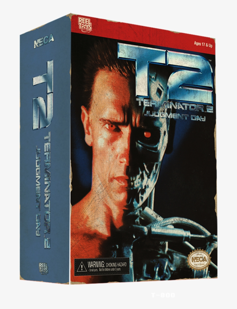 Terminator 2 T 800 Video Game 7 Inch Action Figure - Neca Terminator 2 T800 Video Game Appearance, transparent png #3167366