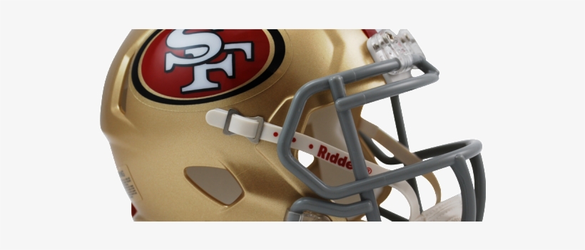 San Francisco 49ers Riddell Nfl Mini Helmet - San Francisco 49ers Helmet, transparent png #3167468