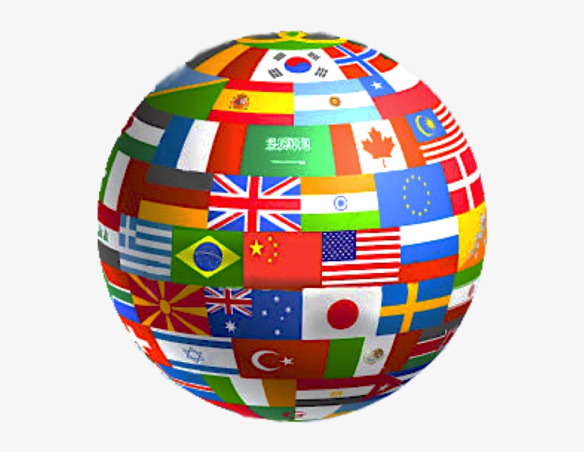 Globe Of National Flags - International Tax, transparent png #3167572