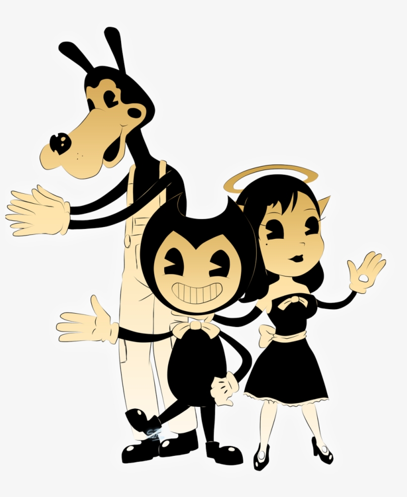 User-ari Hauntinton - Bendy And The Ink Machine Bendy Boris, transparent png #3168080