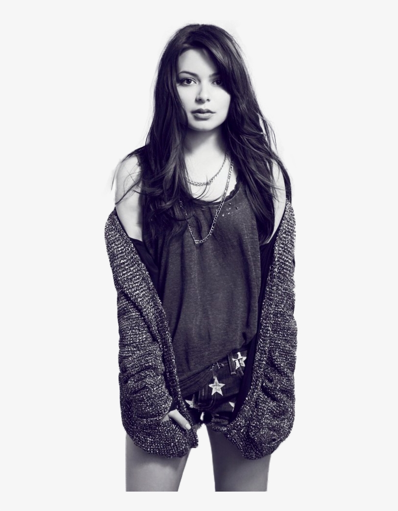 Emerson Por Cosgrove - Miranda Cosgrove De Negro, transparent png #3168137