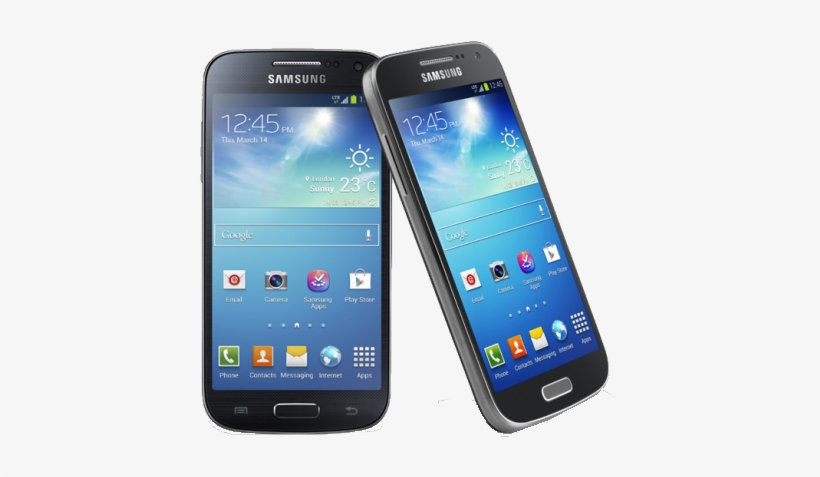 Black Side View - Samsung S4 Mini Noir, transparent png #3168184