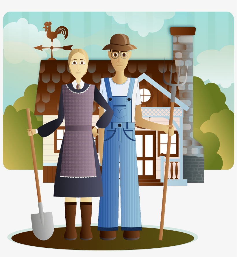 Man Woman Farmer - Do People Live In Savanna, transparent png #3168307