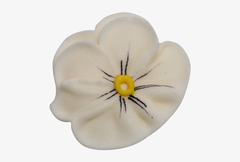 1" Royal Icing Pansy - Royal Icing, transparent png #3168598